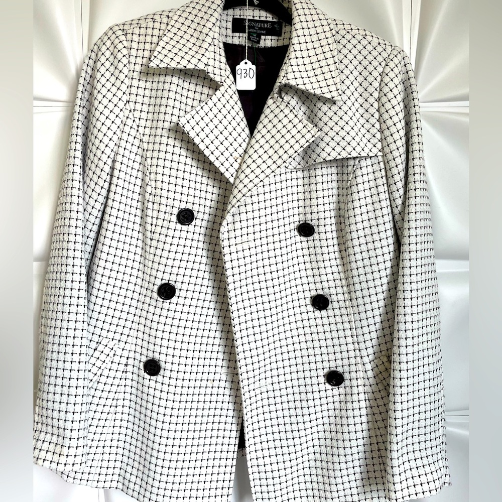 Black and White Blazer
